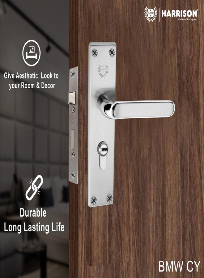 Harrison Door Locks for Main Door, Door Lock for Bedroom, Mortise Door Lock Set, Mortise Door Handle, Door Locks Handlesets with 3 Key | CP Matt Finish | 92963 | for Office/Hotel/Home - Image 3